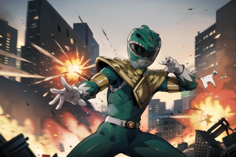 Green Power Ranger - Mighty Morphing Power Rangers image by CitronLegacy