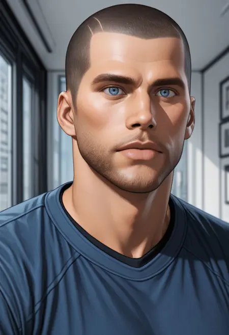 Male Shepard from Mass Effect [IllustriousXL]
