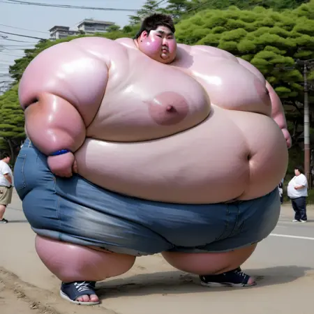 hyper fattest man for SDXL(runga14.5x)