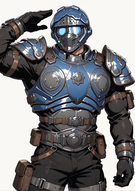 Benjamin Carmine | Gears of War | Illustrious XL