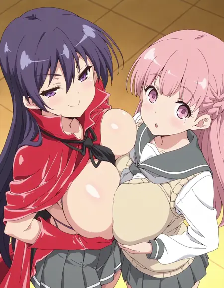 Kaoru & Yuki: [Gyakuten Majo Saiban The Animation (OVA)] 逆転魔女裁判