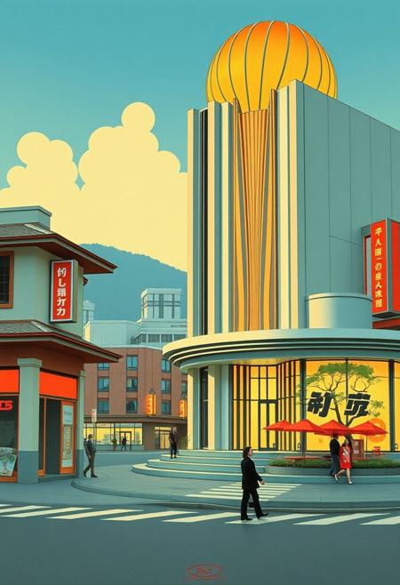 art-deco , japan 1980s
