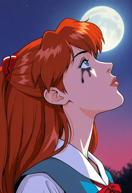 Runny makeup/After oral, LoRA, PonyXL | Illustrious XL