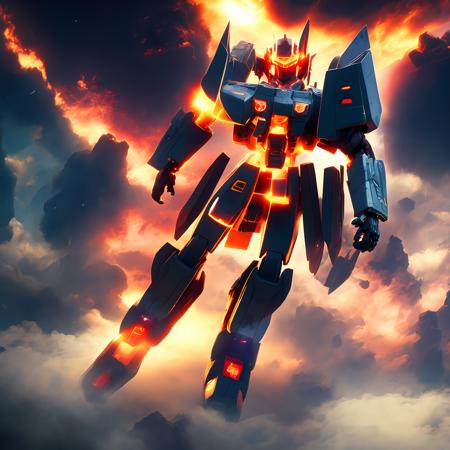 anime of Gundam freefalling down through clouds a human-alien hybrid fights for freedom [scifi|fantasy], (cubismcubed style:1) (endgate style:1) (cthulucult:1) (gundamoverdrive:1) <lora:djzCubismCubed_LB2:0.6> <lora:djzEndGate_LB2:0.8>