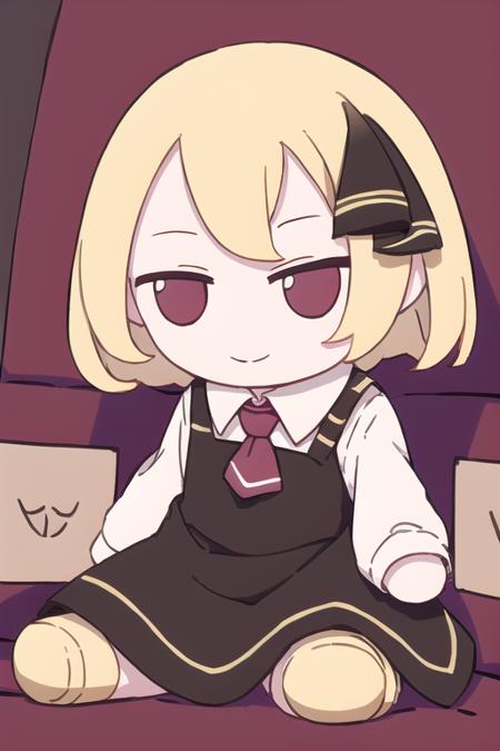 masterpiece, best quality,1girl, rumia, sitting,