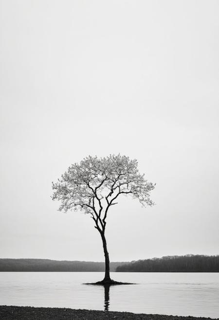 Explore the beauty of nature in its purest form with this minimalist black and white photography prompt. Seek out scenes or subjects that embody simplicity and tranquility, such as a single flower, a lone tree against the sky, or a tranquil body of water. Place a subject within the frame, allowing it to stand out against the monochromatic backdrop. Pay attention to light and shadow to create depth and texture within the frame, inviting viewers to connect with the timeless beauty of the environment.