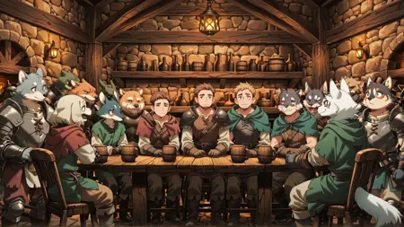 Human/Furry Crowds for Illustrious