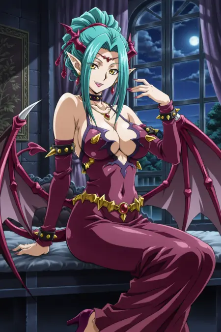 [YUGIOH] [Yu-Gi-Oh!] [Duel Card Character] [Vampire Lady] [ヴァンパイア・レディ] [Illustrious] [IL]