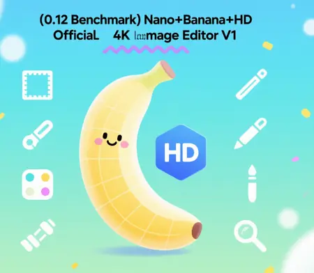 (0.12 Benchmark) Nano+Banana+HD Official 4K Image Editor V1 (Supports Local)