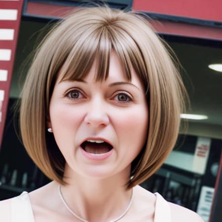 american karen, karen haircut, old karen body, old karen face, screaming