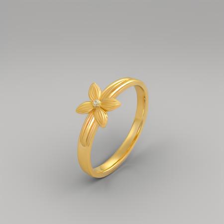 珠宝首饰黄金材质足金戒指Ring  Jewelry Jerry-ring2 v1.0