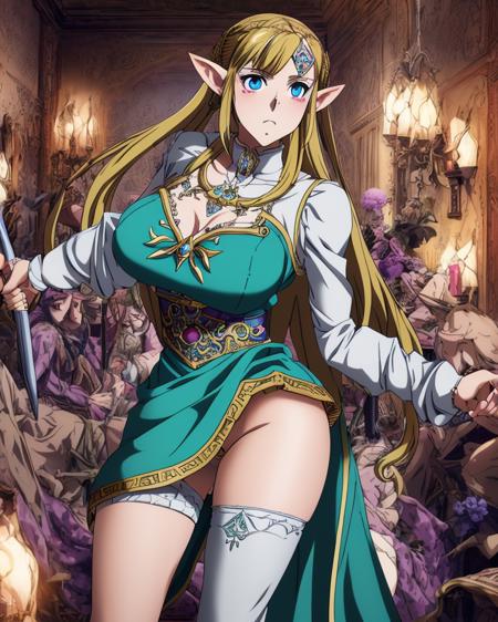 photo of princess zelda <lora:princessZeldaLora_v1:0.4> in a Madhouse anime
highly detailed intricate