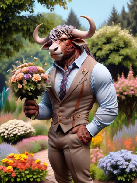 Tauren WoW Style [IL+SDXL] SDXL