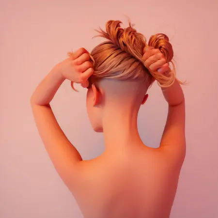 shaved nape