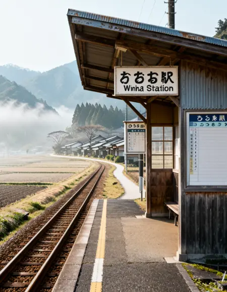 Inaka countryside train station