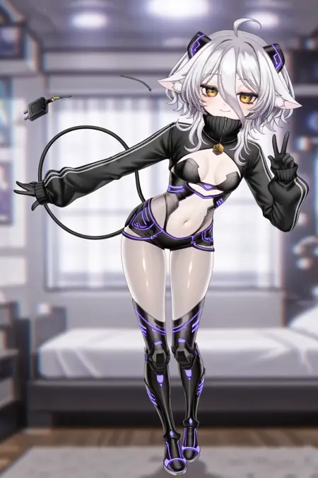 Henya - cyberpunk outfit