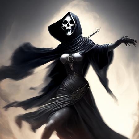 digital art, grim reaper woman dancing (deathDance:1) <lora:djzDeathDanceV21-256:0.6>