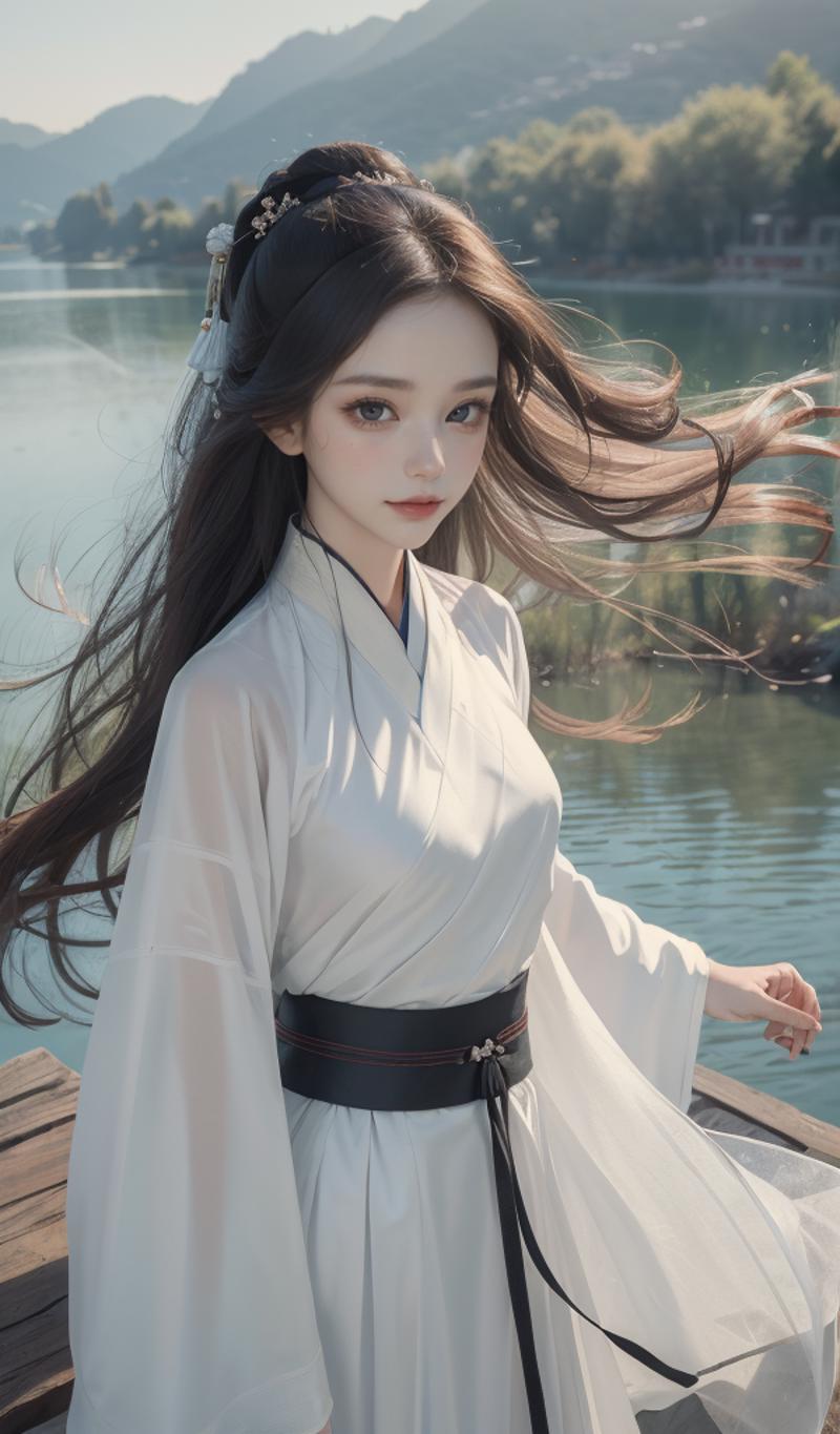 一件简单的白色汉服 a simple white hanfu image by YuriTanaka