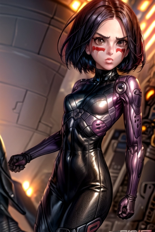 Gally (Alita) FanArt ver. | Gunnm LoRa image by Pot8o