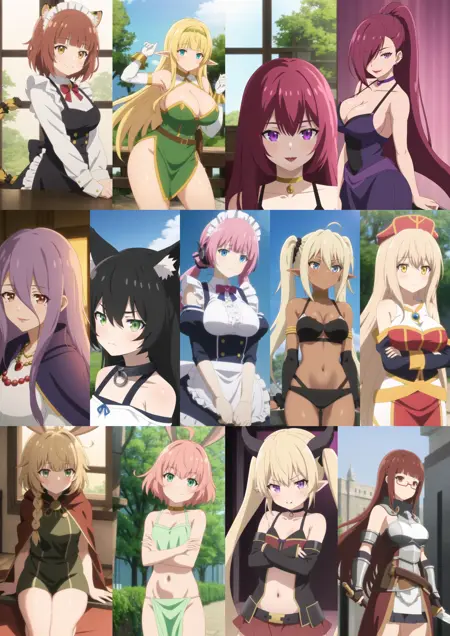 How Not to Summon a Demon Lord - Girlpack LoRA
