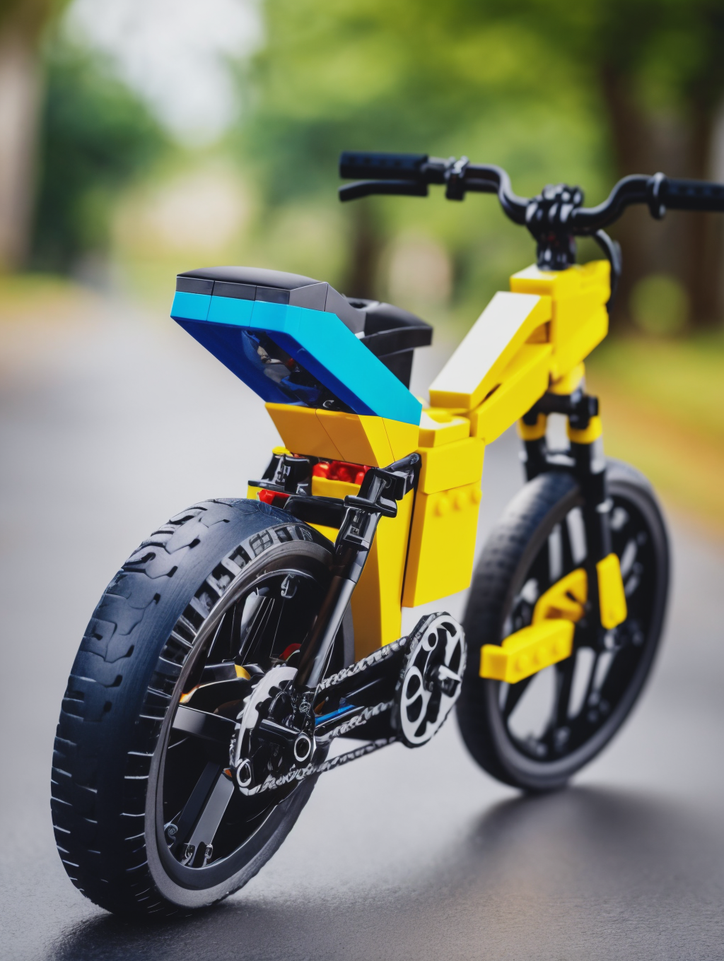 LEGO Creator, electric bicycle <lora:lego_v2.0:0.8>, masterpiece, high detail, 8k, high detailed skin, 8k uhd, high quality