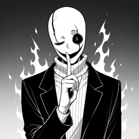 WD Gaster (Undertale) - by gisa V1