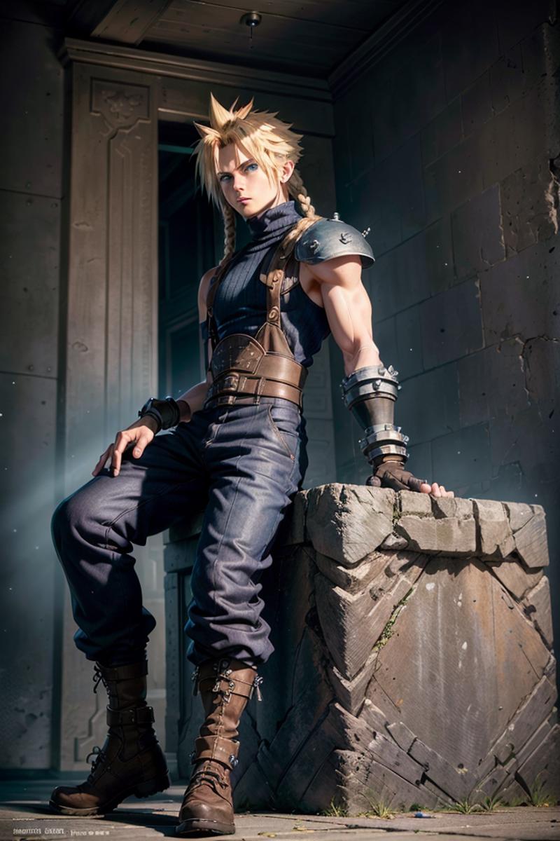 Cloud Strife (Final Fantasy VII) LoRA image by fearvel