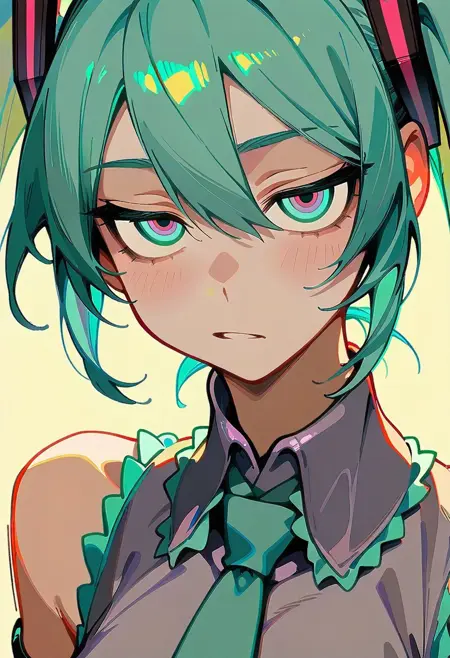 Little netizen | Tired (or disdainful) eyes for your Waifu.