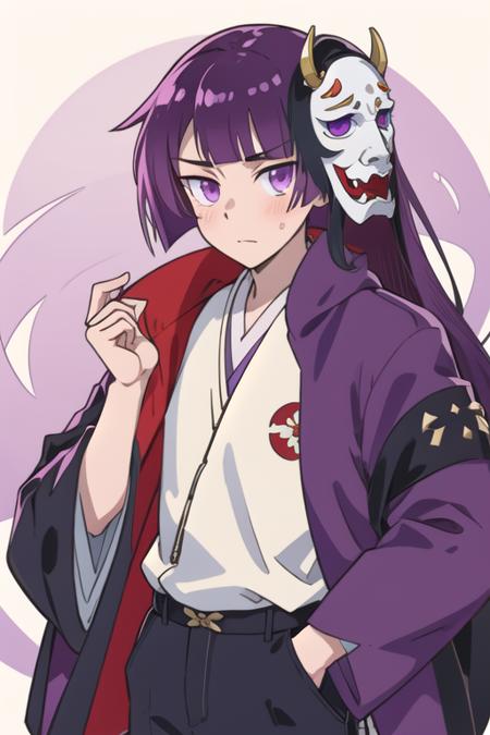 kimikage_mogami purple hair purple eyes long hair