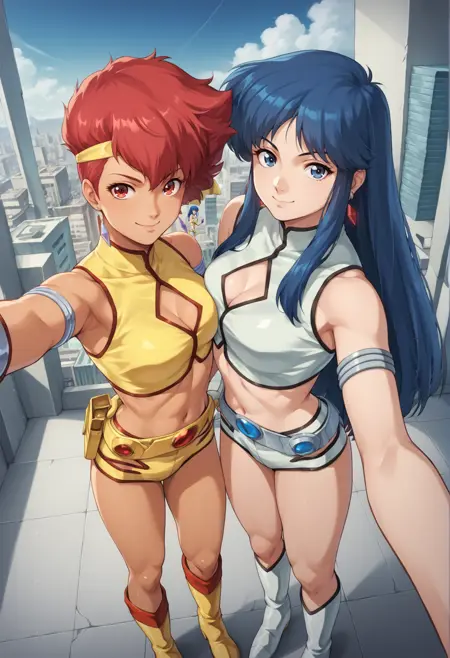 Kei&Yuri (Dirty Pair) XL
