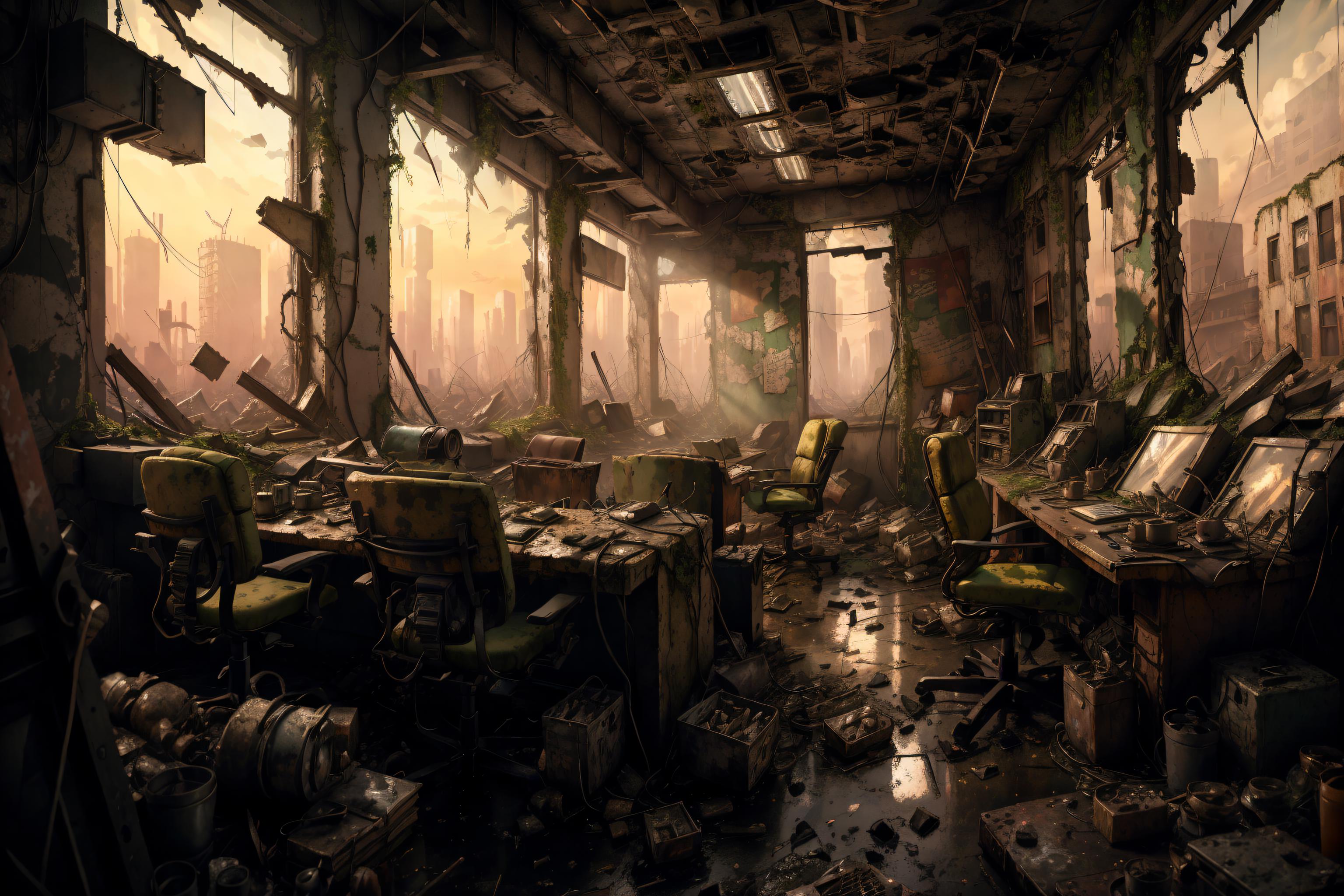 Old Time Post Apocalyptic Enviroment image by Tvirus1983