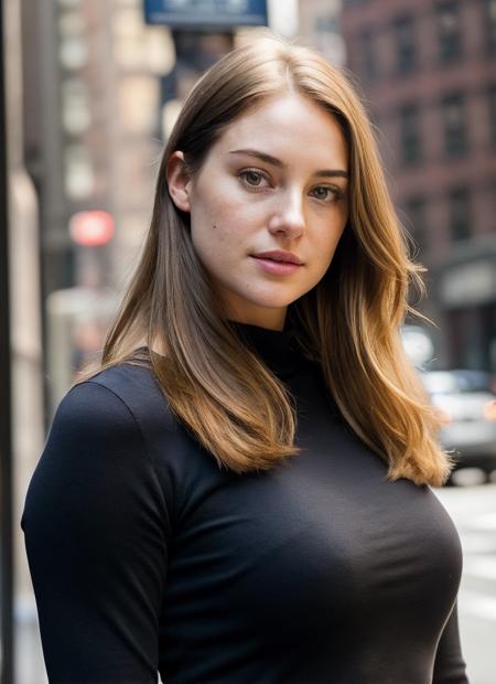 photo of sks woman, pale skin, working class in new york city, upper body, detailed skin, 20 megapixel, canon eos r3, detailed skin, detailed, detailed face, <lora:lora_shailene_v1_from_v1_160:1>