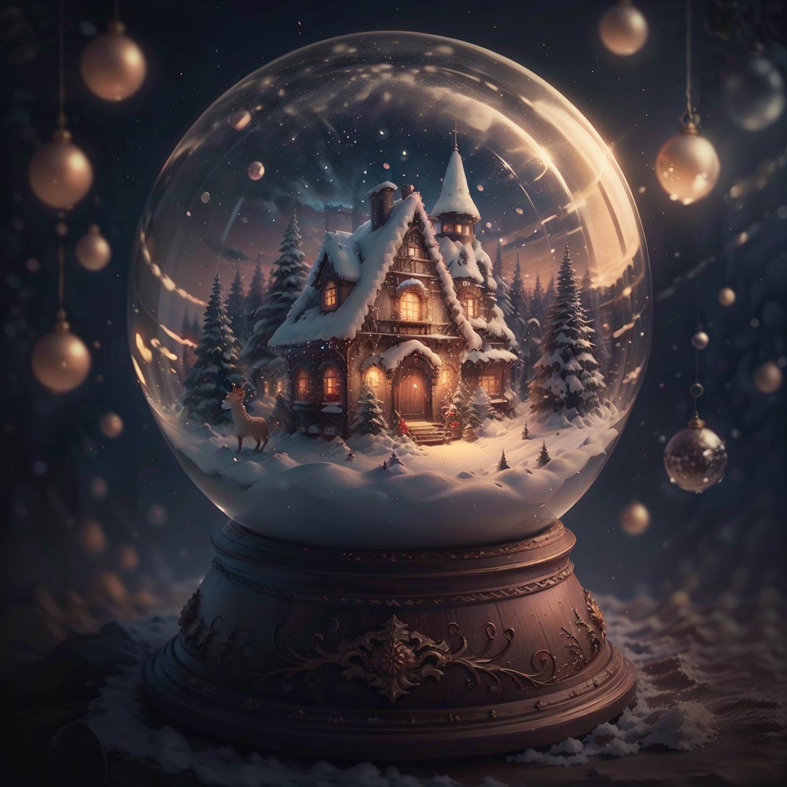 Christmas crystal ball image by norfleetzzc