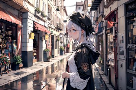 absurdres, highres, reflection, refraction:1.4
ultra detailed:1.0 (illustration, line drawing),
BREAK
(1girl, finely detailed beautiful face, finely detailed eyes) raincoat, walking across the road, retro city background, (dynamic angle, from side, close-up shot),