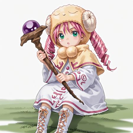White Magician Pikeru from Yu-Gi-Oh! V1