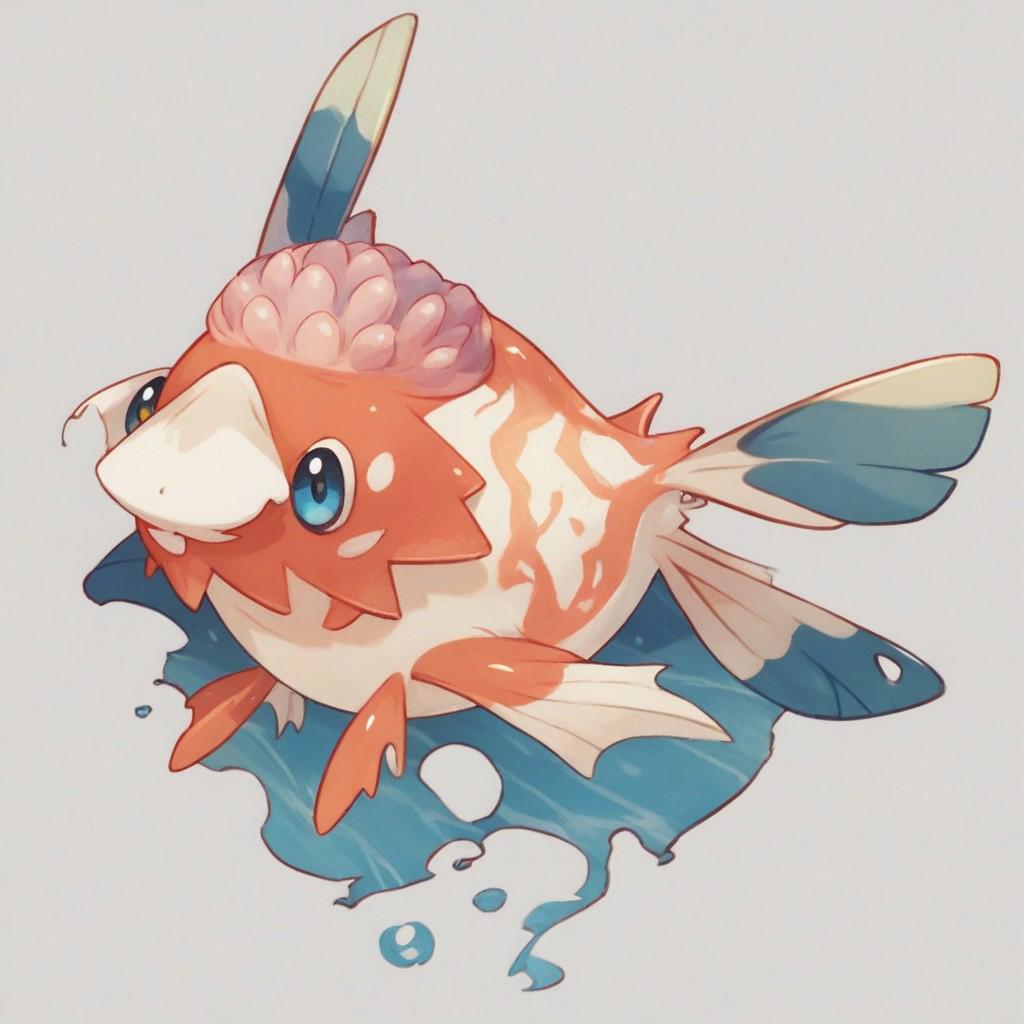 score_9,score_8_up,score_7_up, nv-pokegen1, pastel colors, anglerfish, Water-Type, Dark-Type,