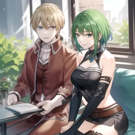 Allen Avadonia x Nemesis (Evillious Chronicles)