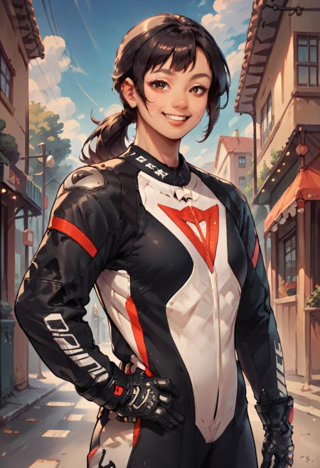 Leather Motorcycle Outfit V1