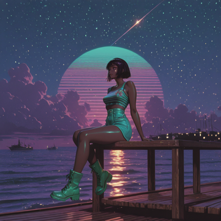 Synthwave Dreams Illustrious