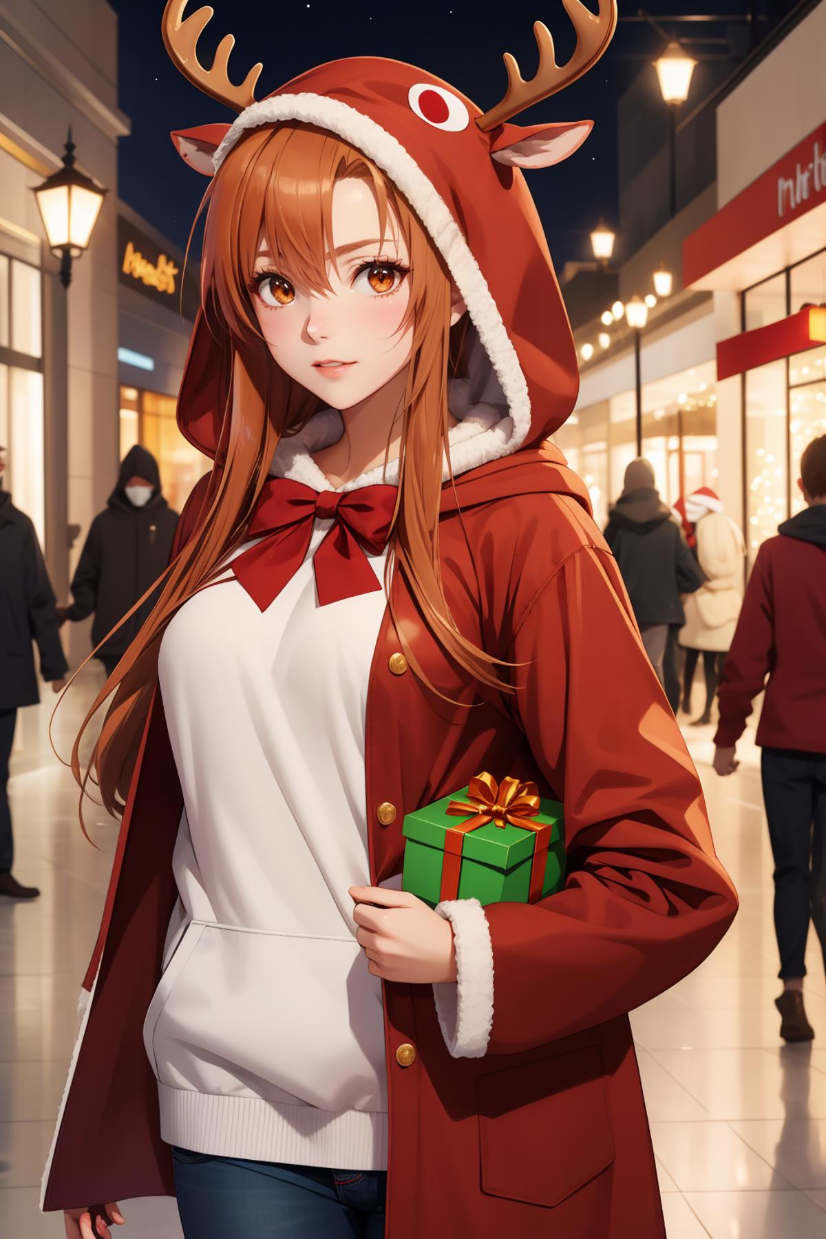 Reindeer Costume Outfit (Christmas/Holidays) LoRA image by GDogz