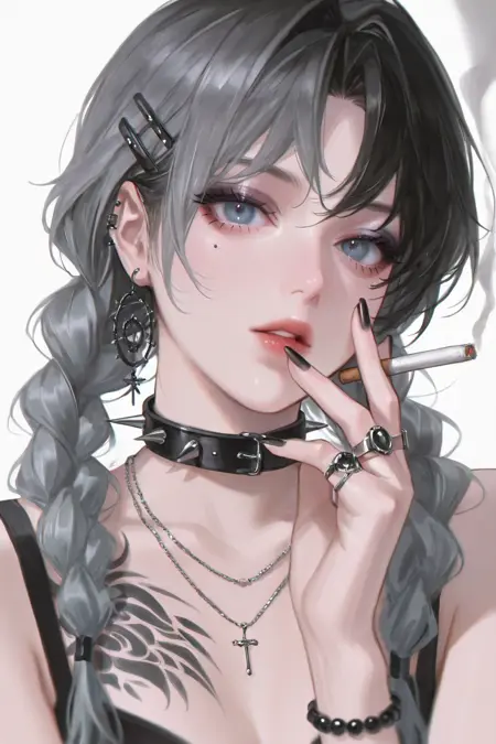 Eunbit-Blue | Semi-Realistic Manwha Style