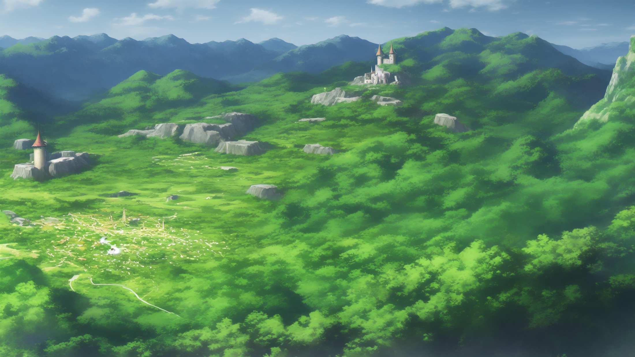 <lora:Bakuen_backgrounds:0.7> ultra detailed fantasy castle, 8k, masterpiece, absurdres, anime,