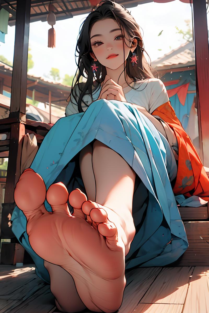 Sexy Feet (Sitting) | 玉足 image by MarkWar