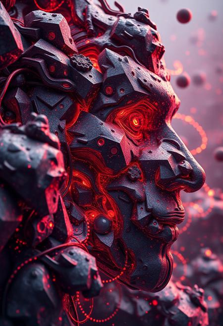 generate a realistic image with endless complexity