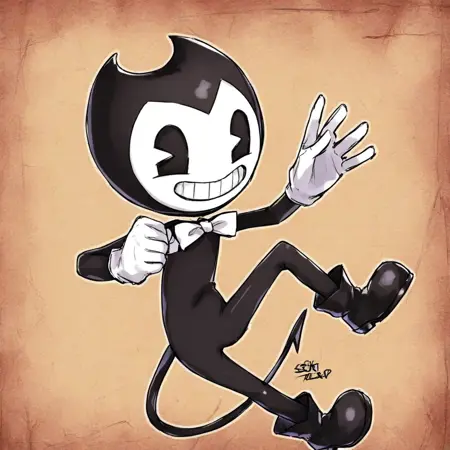 Bendy the dancing demon, Illustrious ( bendy and the ink machine, Bendy and the dark revival )