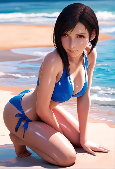 Tifa Lockhart - 3D style - For BlenderXL Illustrious