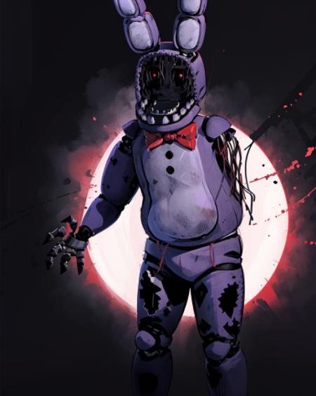 withered Bonnie , não é o Bonnie do fnaf 1 , então aonde foi para