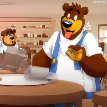 CHOCOS  BEAR ,Kellogg's Chocos Bear