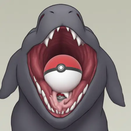 Pokeball vore/disappearing inside