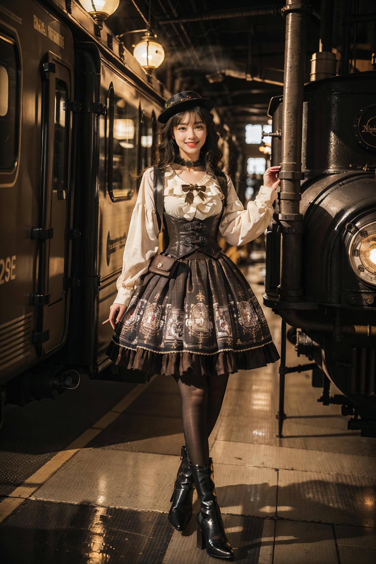 [Realistic] Steampunk style dress | 蒸汽朋克风裙子 image by cyberAngel_